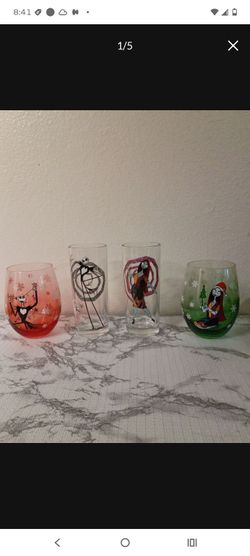 8 Jack Skellington Cups