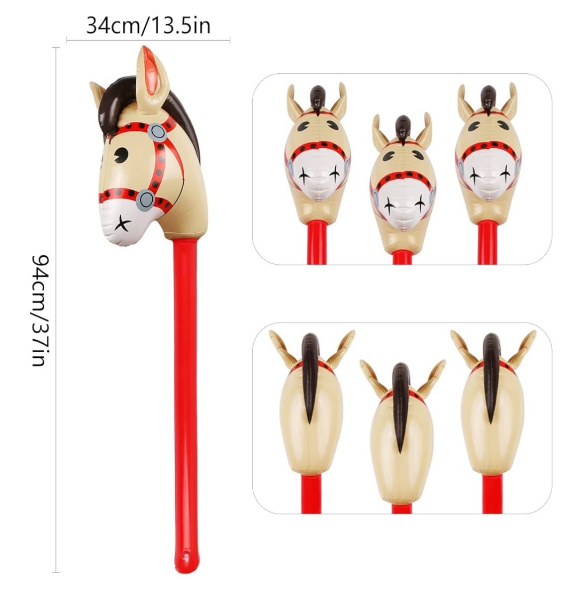 Blow Up Pony Riding Stick Toy