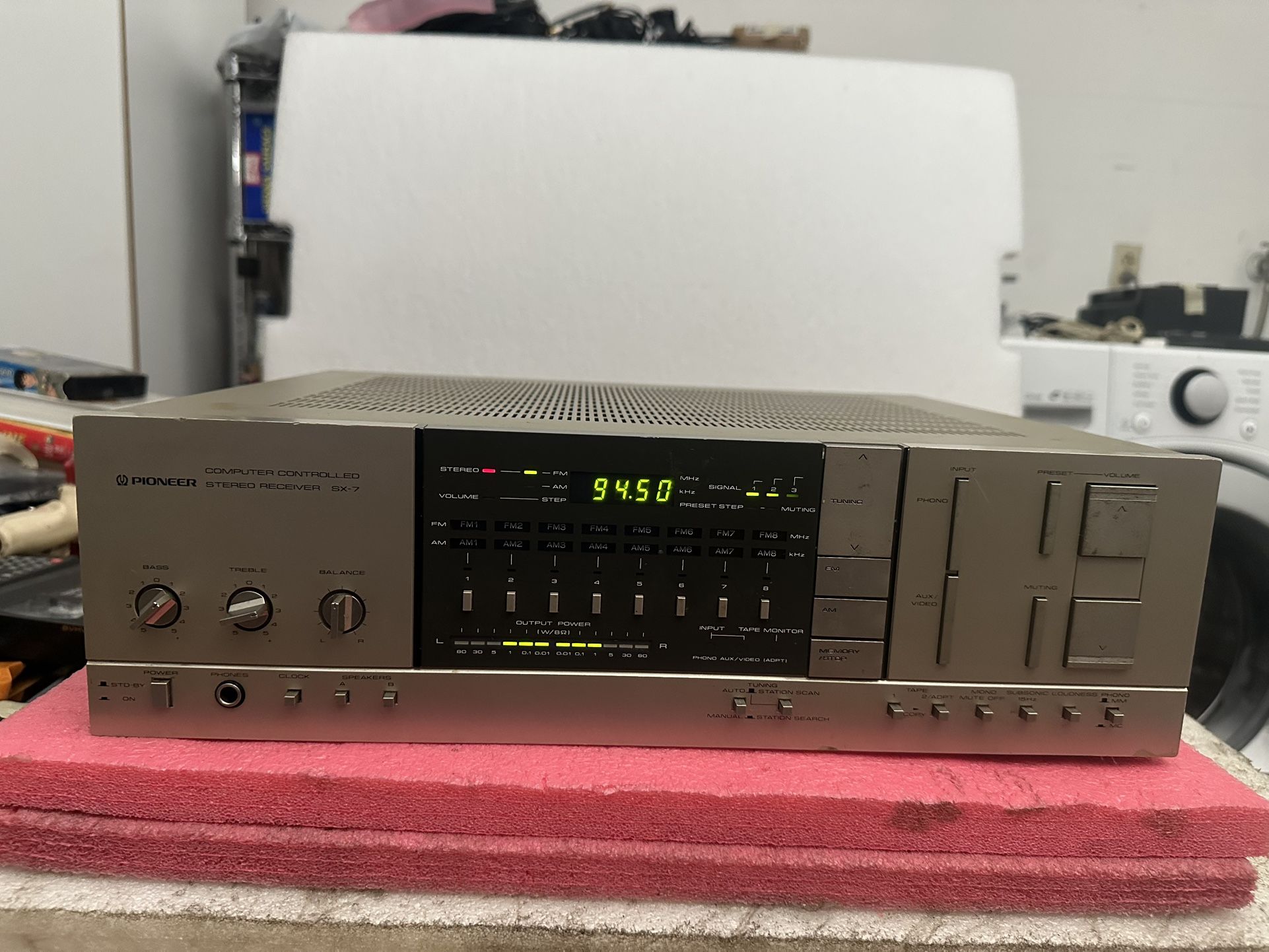 Vintage Pioneer SX-7 Computer Controlled AM/FM Stereo Receiver. Made In Japan
