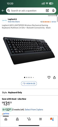 Logitech G613 LIGHTSPEED Wireless Keyboard