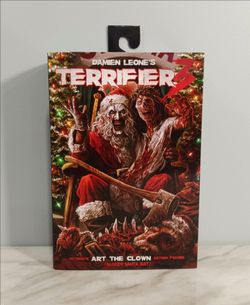 NECA Terrifier 3 Ultimate Art the Clown Bloody Santa Suit (Brand New)