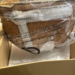 Michael Kors Emilia Medium Logo Shoulder Bag Satchel Cuoio Multi 35S1GU5C6B New