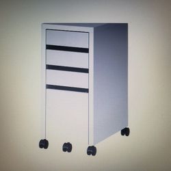 IKEA NEW!  WHITE 4 DRAWER ROLLING CABINET