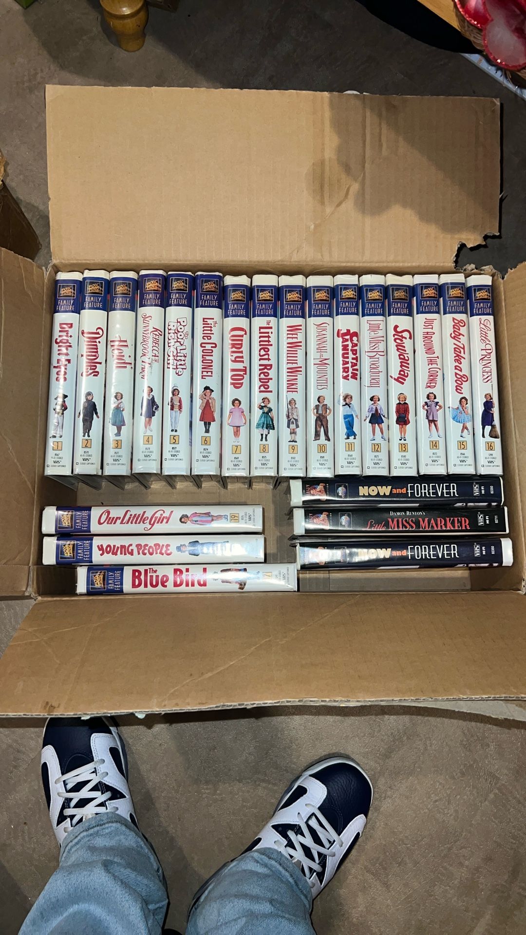 Shirley Temple VHS Collection 