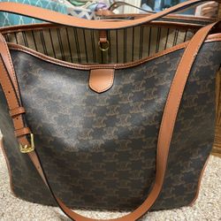 Triomphe canvas tote bag