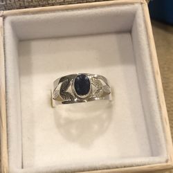 Kanchanaburi Blue Sapphire Ring
