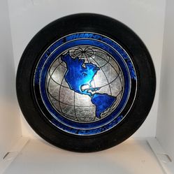 Vintage 80s Wham-O frisbee..... black and blue color