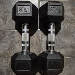 15lbs Dumbells Weights 