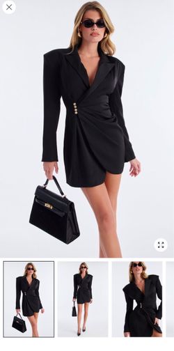 New Black blazer dress
