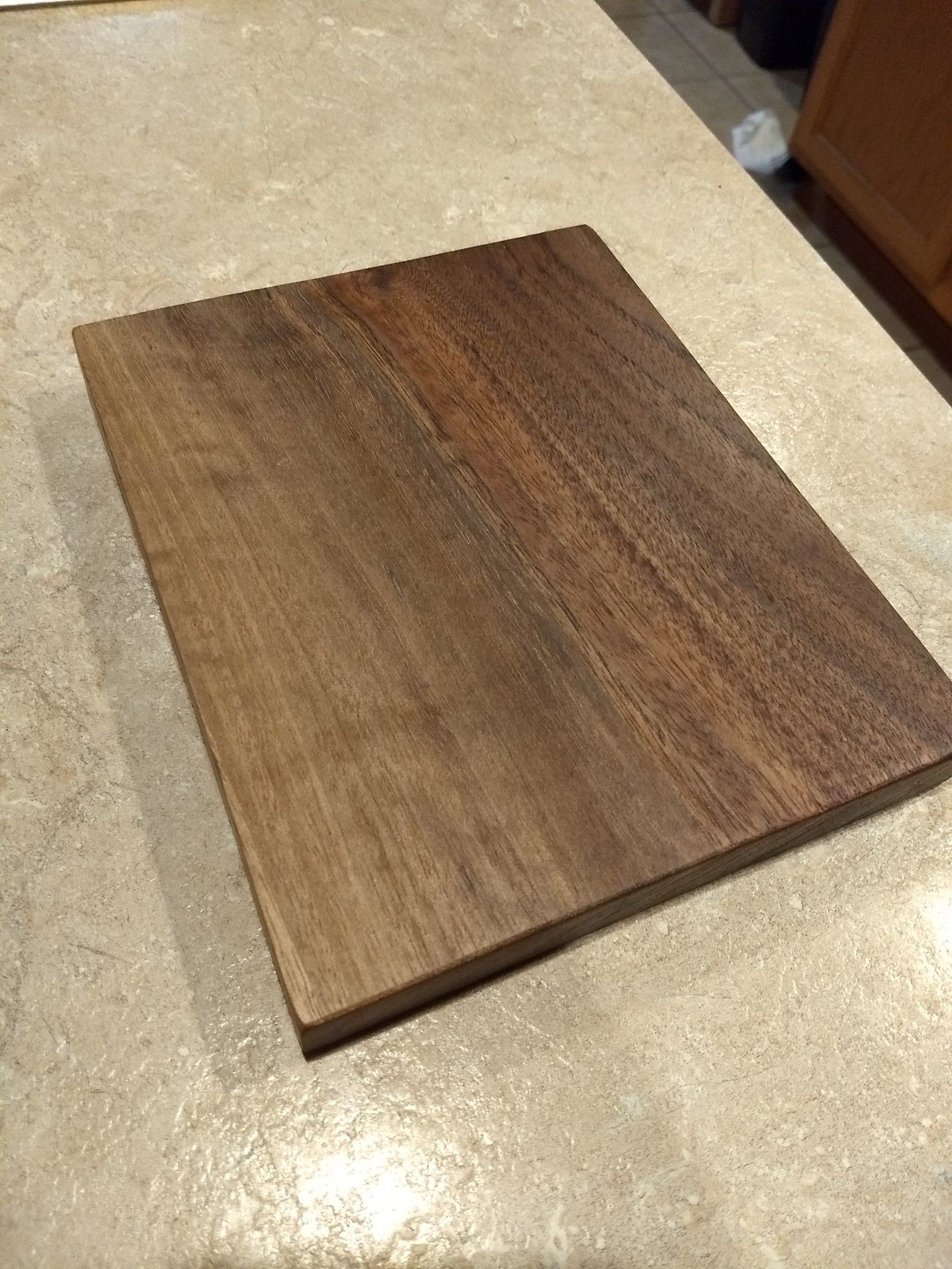 Black walnut wood cheeseboard w/ food-safe mineral oil wax finish