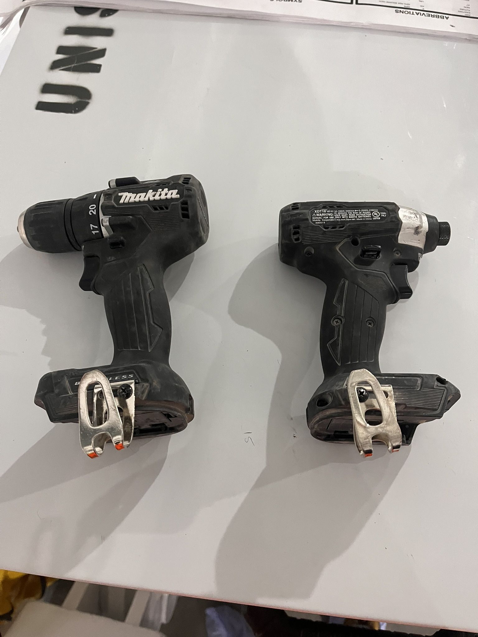 Makita Impact and Drill