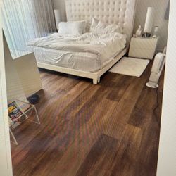 Headboard & Platform Bed(mattress Not Included Or Bedding)