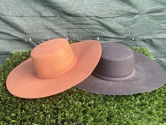 Two Wide Brim Fasion Hats For Style and Sun Protection