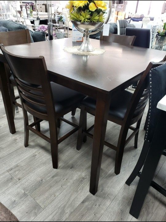 Counter Height Dining Set 5pc