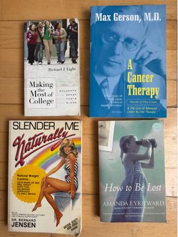 Book set all 10$  New book max Gerson, anticancer , the cancer therapy, college slender book