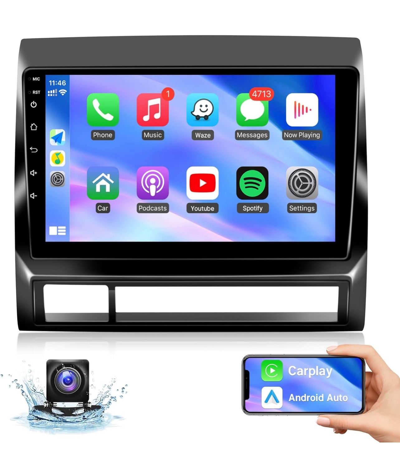 9 Inch Car Radio Stereo for Toyota Tacoma 2005-2015