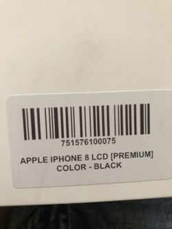 iPhone 8 lcd black