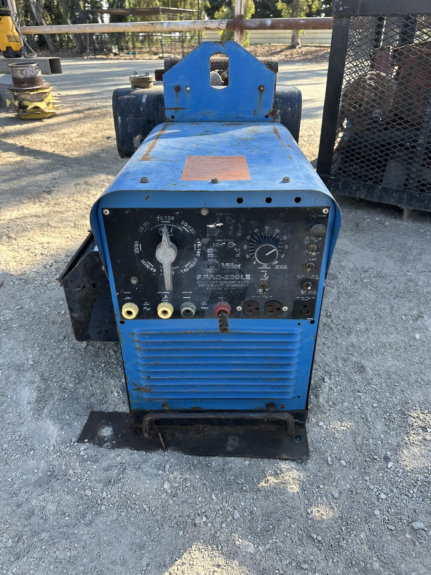 Old School Miller Welder Engine Driven