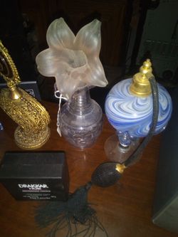 Perfumes and bottles