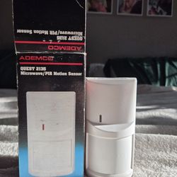Ademco Quest 2135 Microwave PIR Motion Sensor w/ Box Manual Alarm Security