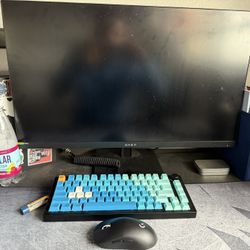 HP OMEN - 27" IPS LED QHD 240Hz Gaming Monitor Logitech Mouse, Glorious Keyboard