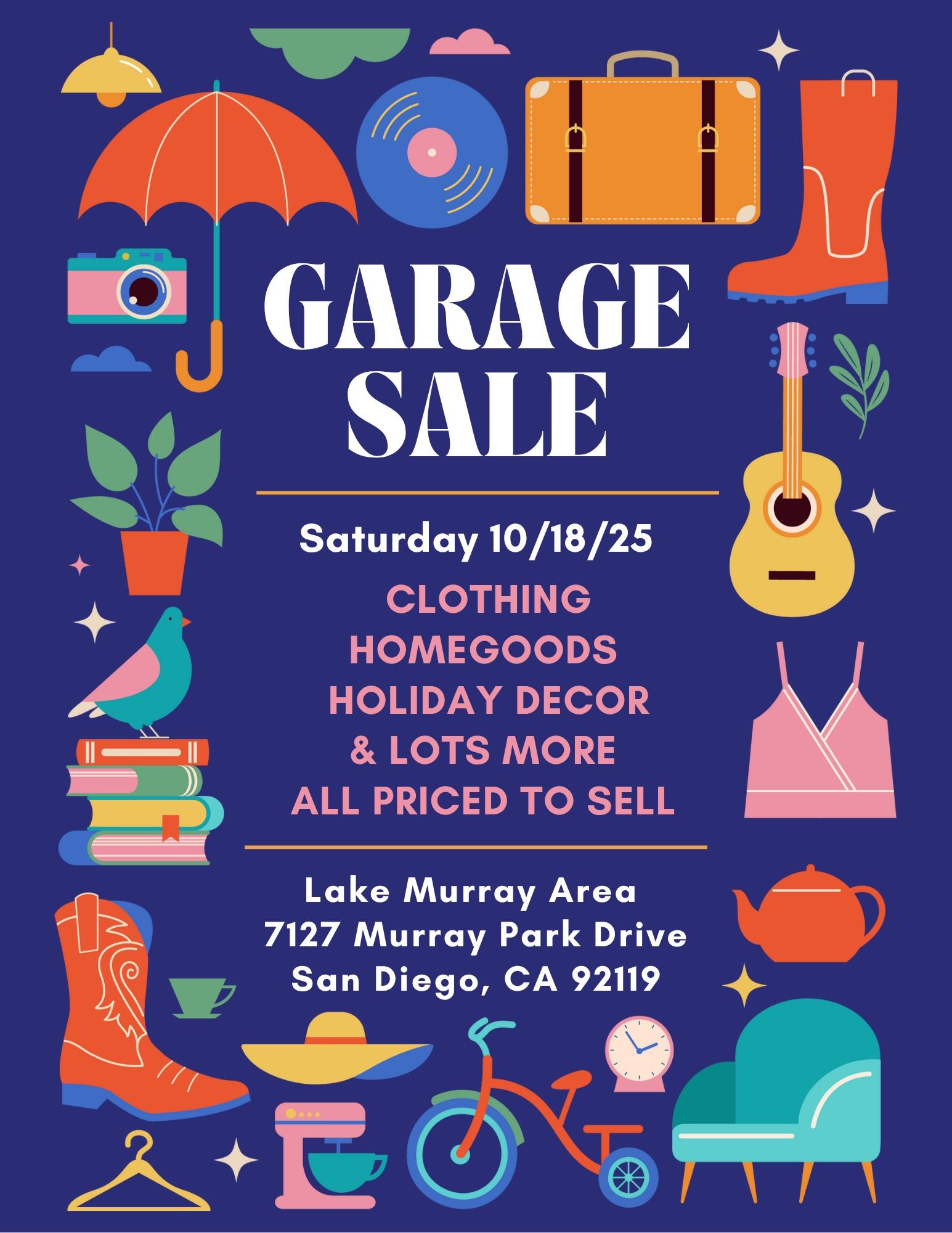 Garage Sale 10/18