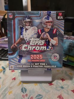 NFL Topps Chrome Mega and Value Box