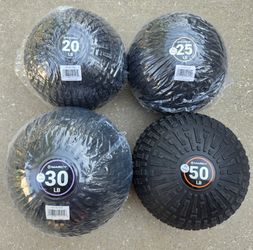 NEW Marcy Slam Ball Set Weighted Medicine Exercise Balls
