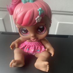 6.5" Kindi Kids Scented Sisters Doll Blossom Berri Strawberry Pink Hair