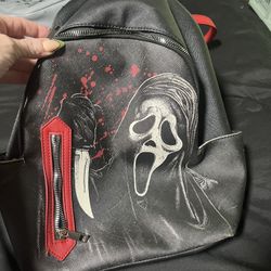 Ghostface Mini Bookbag Purse 