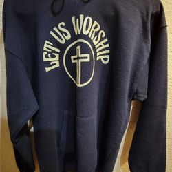 Hoodie Sweatshirt (Let Us Worship Merch) 