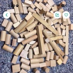 115 Wooden Blocks, Satin Finish
