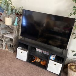 TV and TV Stand 