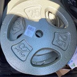 25 lbs CAP STANDARD WEIGHT PLATES BRAND NEW