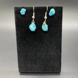 Genuine Turquoise Earrings