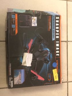 Brand new sharper image Streaming Drone streaming edition!