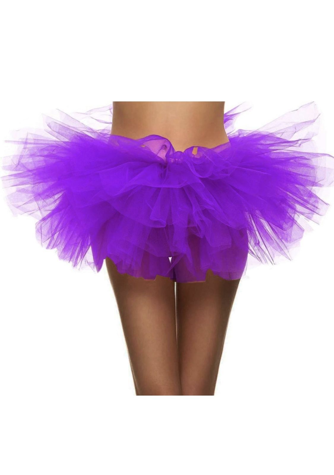 Simplicity Women's Classic 5 Layered Tulle Tutu Skirt Halloween Costume