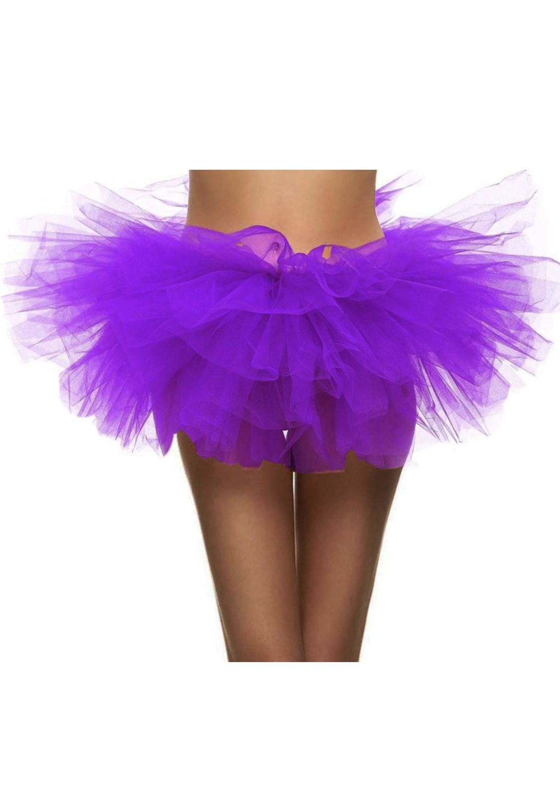 Simplicity Women's Classic 5 Layered Tulle Tutu Skirt