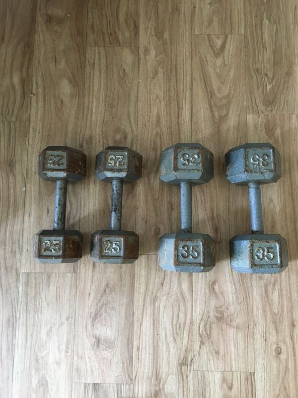 Cast iron Dumbbells for Sale in San Diego, CA - OfferUp