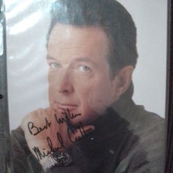 Author Michael Crichton Autographed Photo 