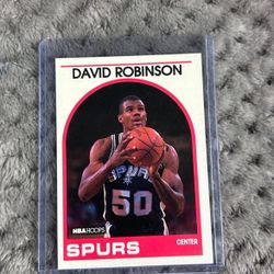 1989-90 NBA Hoops David Robinson RC Spurs Basketball