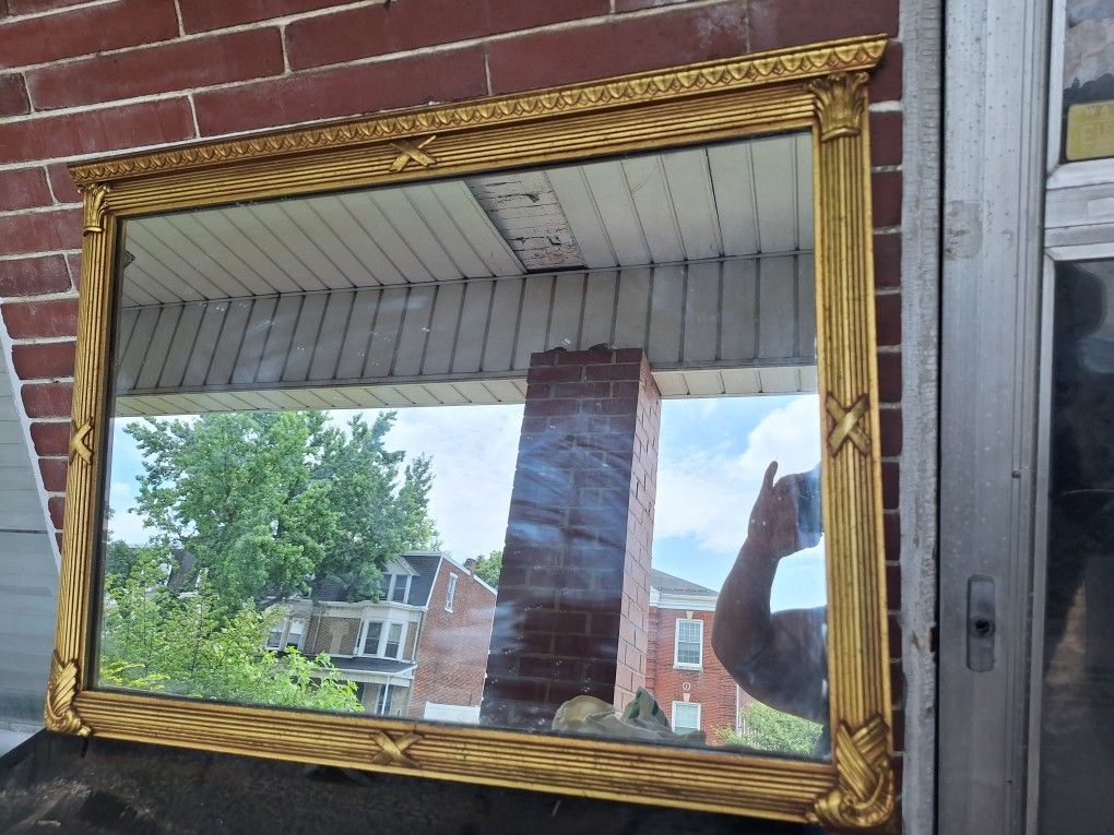 Antique Pre- Victorian Gold Mirror by WHITE SEID Products Baltimore