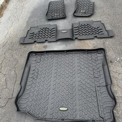 2016 Jeep Wrangler Quadratec Floor Mats - Cargo Mat Incl