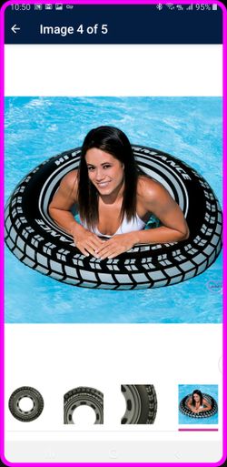 Intex Inflatable Giant Tire Tube Raft For Pool/Lake