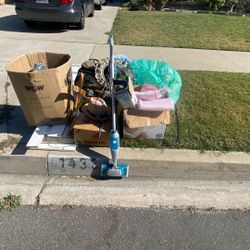 Lots of free stuff on curb