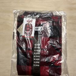 NEW Levi’s Youth XL Red Plaid Flannel