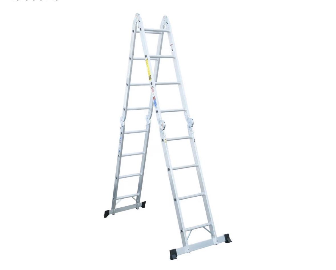 Werner Multi-Ladder Articulated Ladder Aluminum 16’ type la 300lb