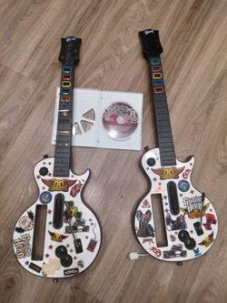 Nintendo Wii Guitar Hero Set