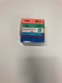 100 Count Multicolor Erasers - Great for Teachers!