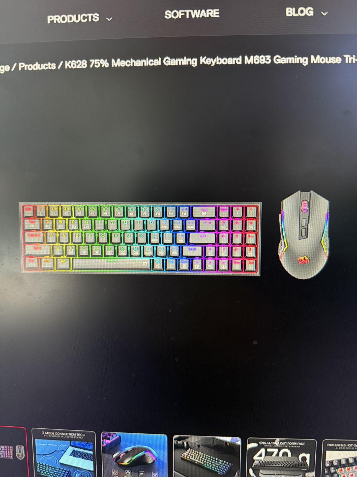 GAMING KEYBOARD AND MICE 60$